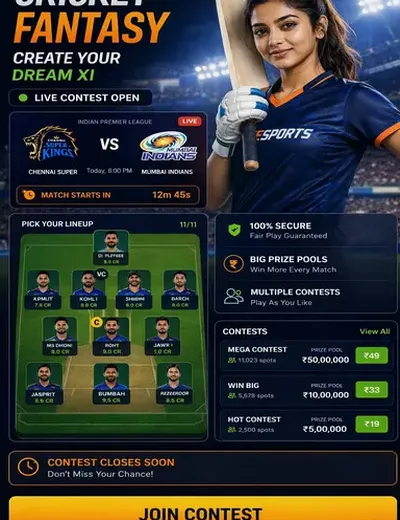 Bet77788 (bet 77788) fantasy cricket & matchday visual 3